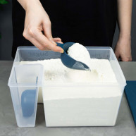 Caserola cu lingură pentru făină și alte cereale DecoBella CleanSpoons