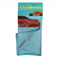 Laveta STAR MAN, microfibra pentru sticla, 30х45 cm
