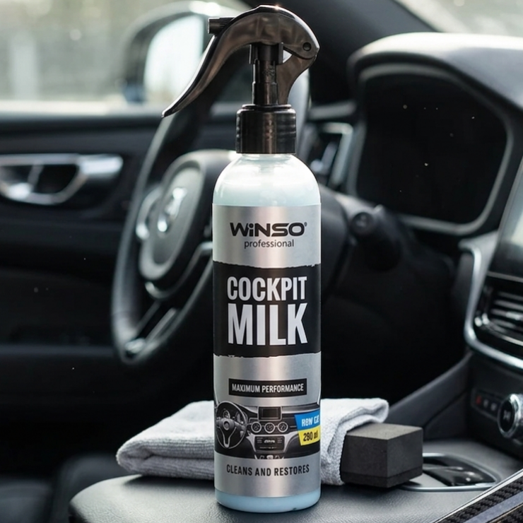 Polish WINSO, pentru bord auto, New Car, 250 ml