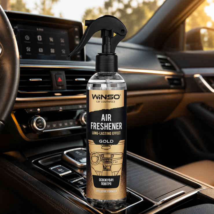 Odorizant spray pentru automobil, WINSO Gold, 250 ml