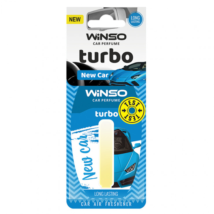 Odorizant WINSO, pentru automobil, Turbo New Car, 5 ml
