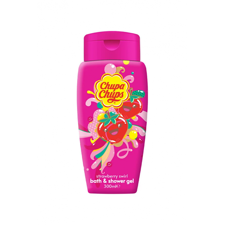 Gel de dus CHUPA CHUPS, Strawberry Swirl, 300 ml
