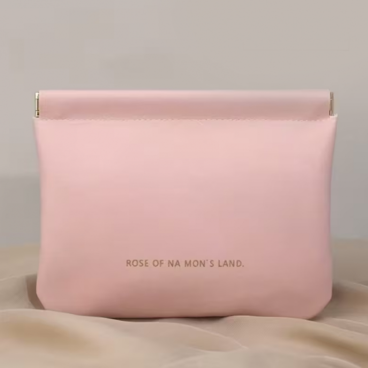 Geanta cosmetica cu magnet, roz, 18x14 cm