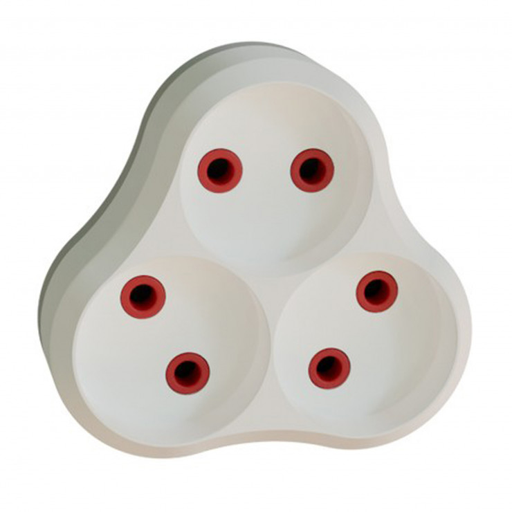 Adaptor 3 prize Neomax, fara impamintare (alb)