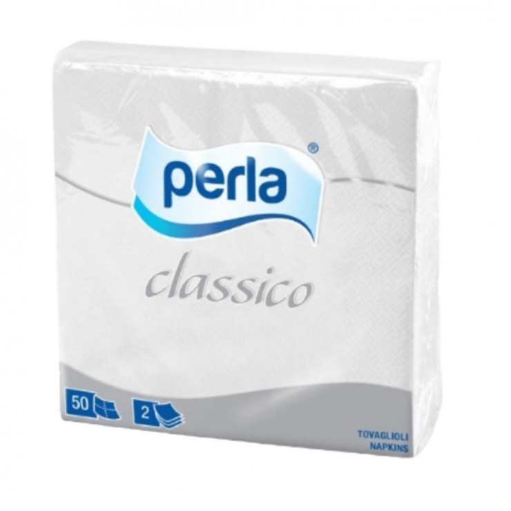 Servetele Perla Clasico 50 buc / 2str / 32,5 х 32,5 cm