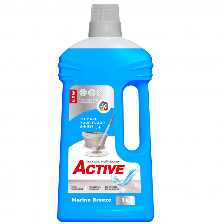 Soluție de curățat podele și pereți Active Marine Breeze 1L