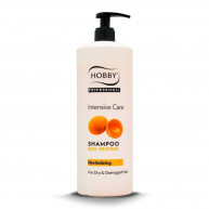 Sampon Hobby, pentru par uscat si deteriorat, Egg Protein, 1000 ml