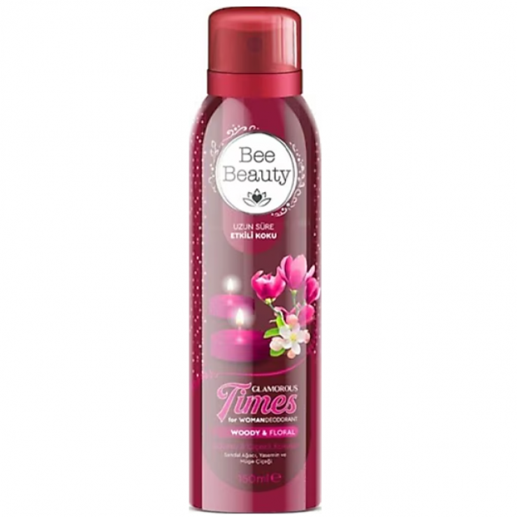 Bee Beauty Deodorant femei 150ml Glamoros Times Woody& Floral