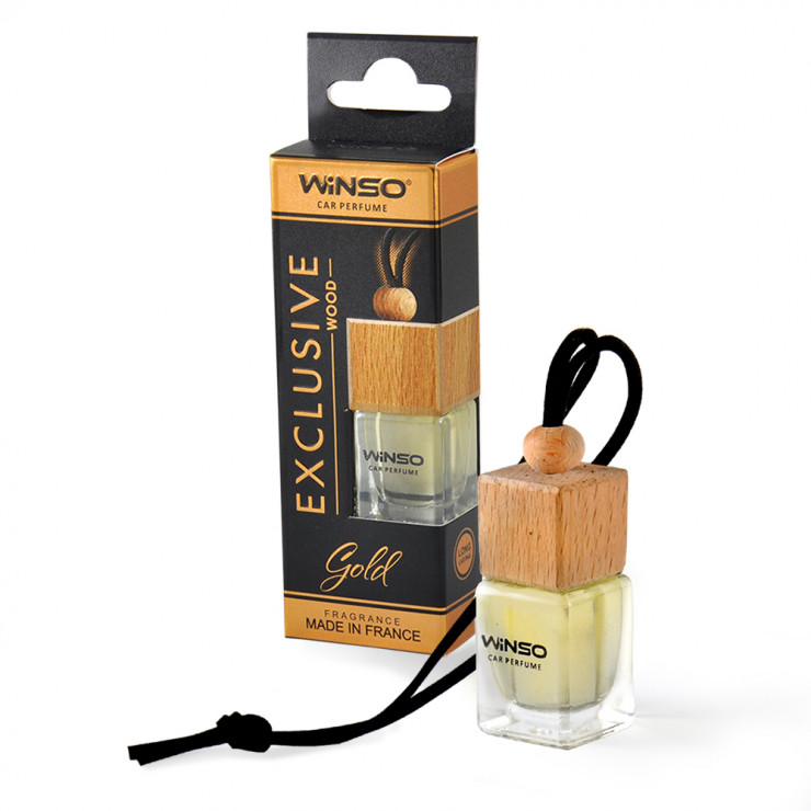 Odorizant WINSO, pentru automobil,Exclusive Wood Gold, 6ml / Premium