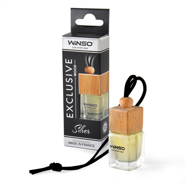 Odorizant WINSO, pentru automobil,Exclusive Wood Silver, 6ml / Premium