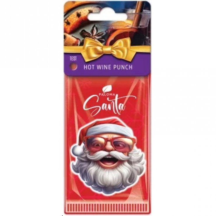 Odorizant Santa, pentru automobil, Hot Wine Punch, 4 gr