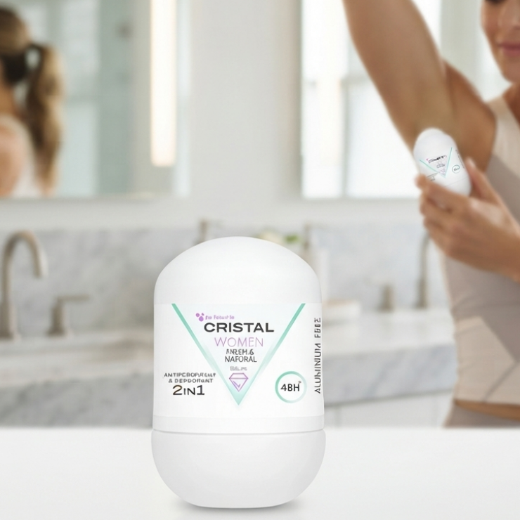 Antiperspirant CRISTAL women, Fresh&Natural, 48h, For Better Life, 50 ml