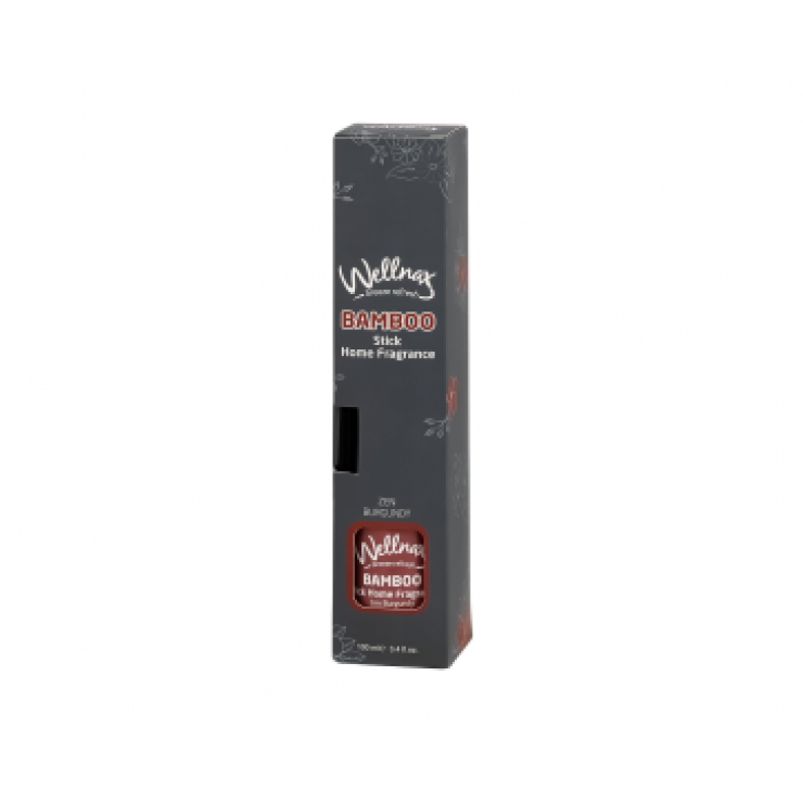 Difuzor Wellnax, aromat, cu betisoare, ZEN BURGUNDY, 50 ml