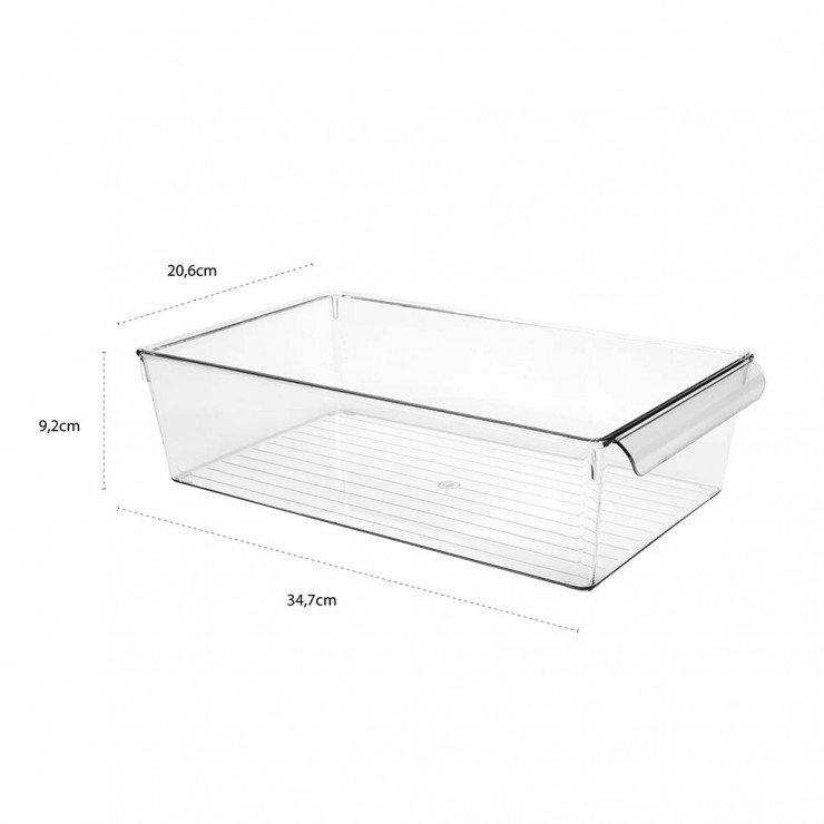 Organizator frigider DecoBella, Extra rezistent, 4,5 Litri — fotografia 3