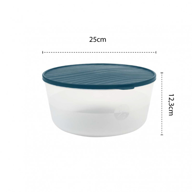 Set de caserole DecoBella, rotunde, cu capac, 3 L, 4.5 L, 6.5 L — fotografia 5