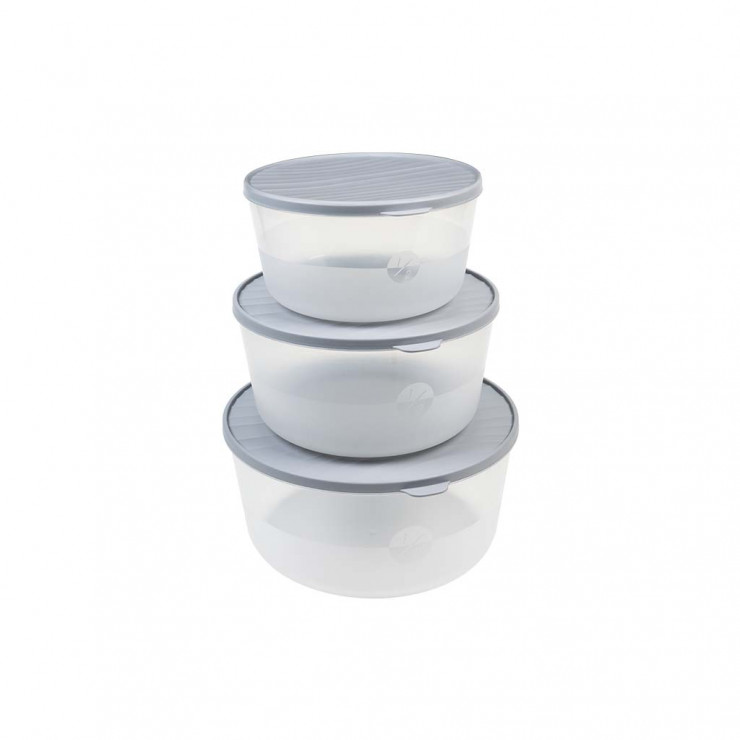 Set de caserole DecoBella, rotunde, cu capac, 3 L, 4.5 L, 6.5 L — fotografia 2