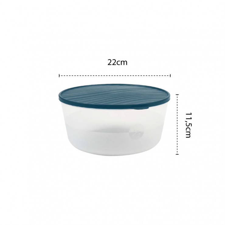 Set de caserole DecoBella, rotunde, cu capac, 3 L, 4.5 L, 6.5 L — fotografia 6