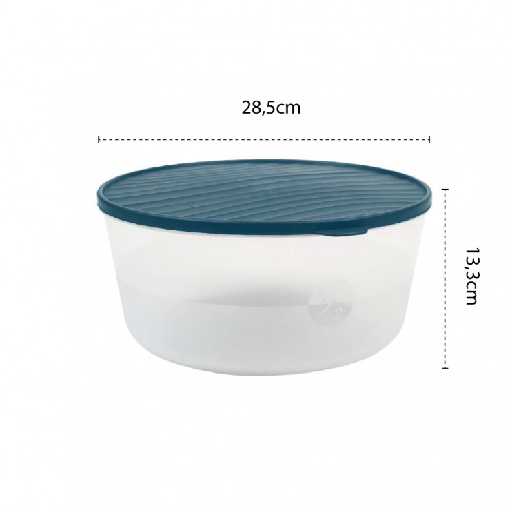 Set de caserole DecoBella, rotunde, cu capac, 3 L, 4.5 L, 6.5 L — fotografia 4