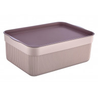 Organizator din plastic Voce, ALESTA, cu capac, 3 L