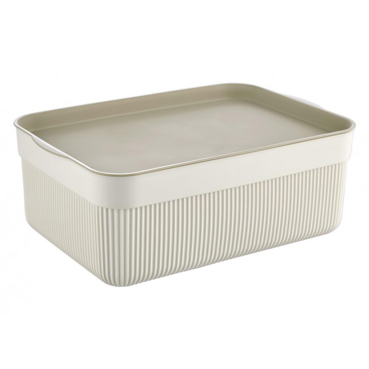 Organizator din plastic Voce, ALESTA, cu capac, 3 L