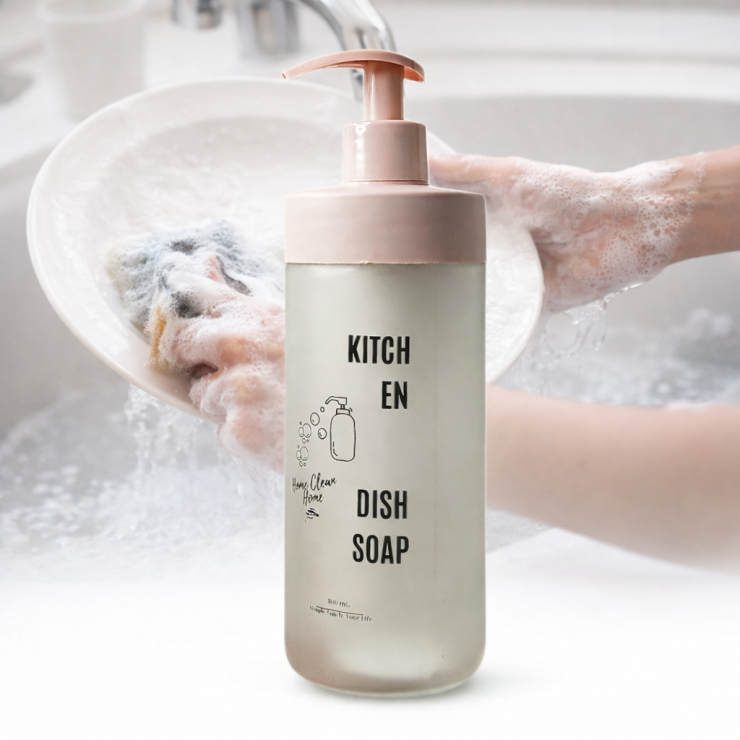 Dispenser pentru sapun Voce, LA VENTA, sticla, 500 ml