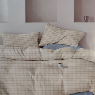 Set lenjerie de pat Koloco / Flanel / Euro (set 665-20), cu elastic