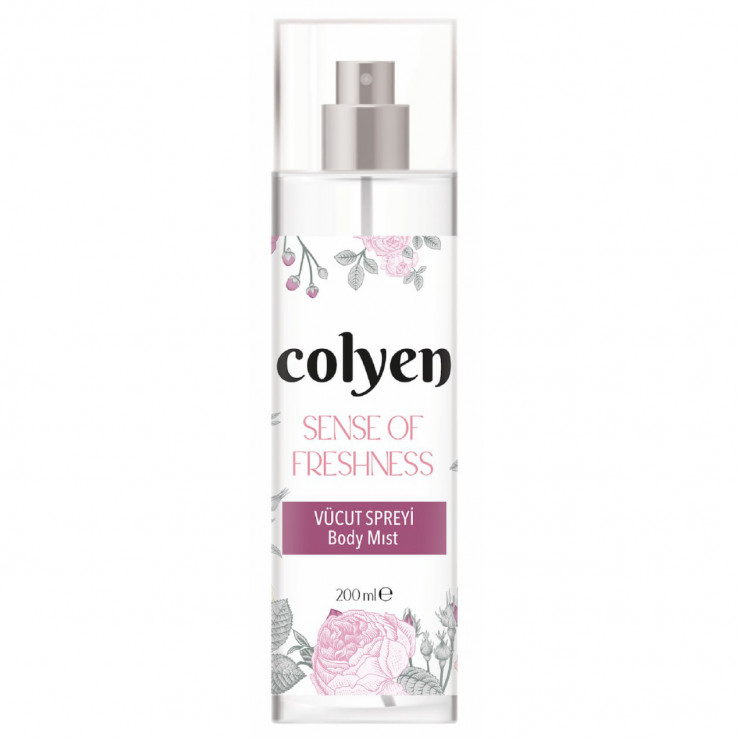 Mist pentru corp COLYEN, SENSE OF FRESHNESS, 200 ml — fotografia 2
