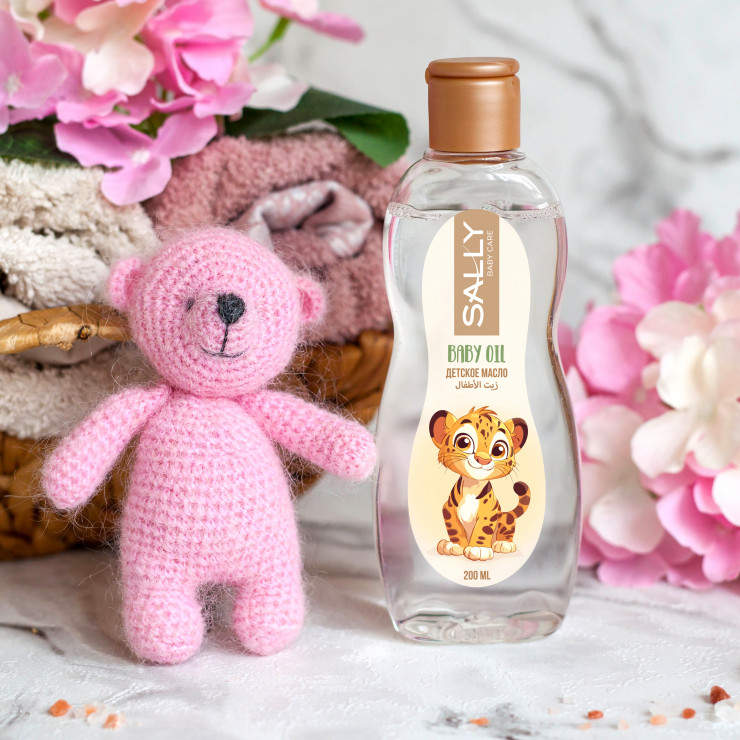 SALLY ulei de corp pentru copii, 200 ml