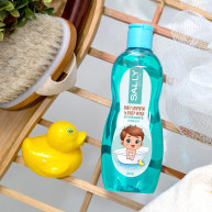 Sampon-gel de dus SALLY, pentru copii, Blue, 200 ml