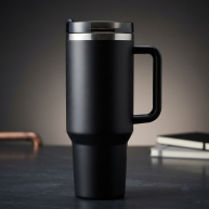 Cana termos, negru, 14.5 х 10 х 27 см, 1200 ml