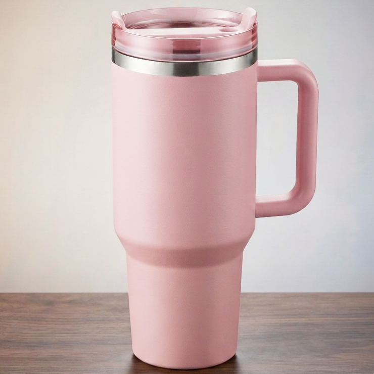 Cana termos, roz, 14.5 х 10 х 27 см, 1200 ml