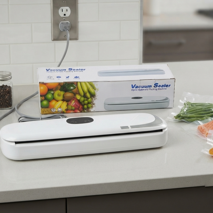 Aparat de vidat pentru produse, Vacuum Sealer, 33 x 8 х 6 cm — fotografia 3
