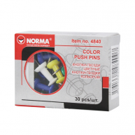 Pioneze pentru tabla Norma, colorate, 30 buc, 4840