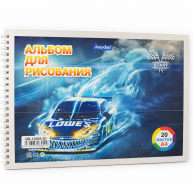 Album pentru desen A4, cu spirala, 20 file, QD-13005-20