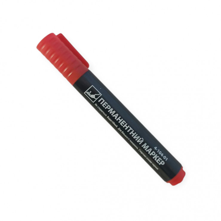 Marker permanent 4Office, 3 mm, rosu, 4-104