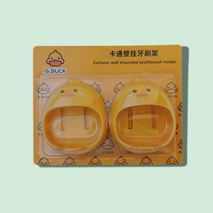 Set suporturi pentru periuta de dinti, G. Duck, 2 buc — fotografia 3