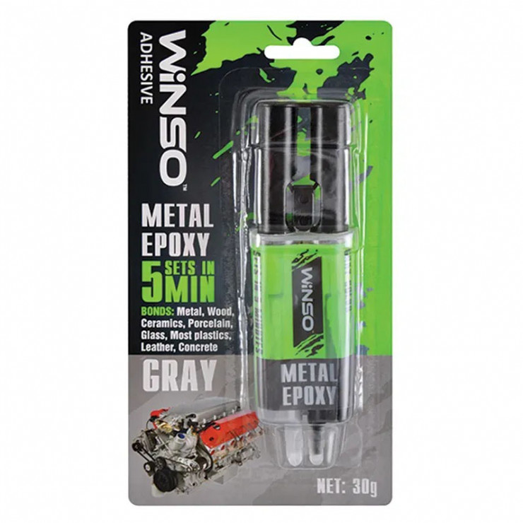 Adeziv epoxidic pentru metal WINSO, gri, 30 gr