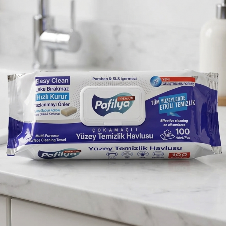 Pafilya Premium White Soap servețele umede universale 100 buc