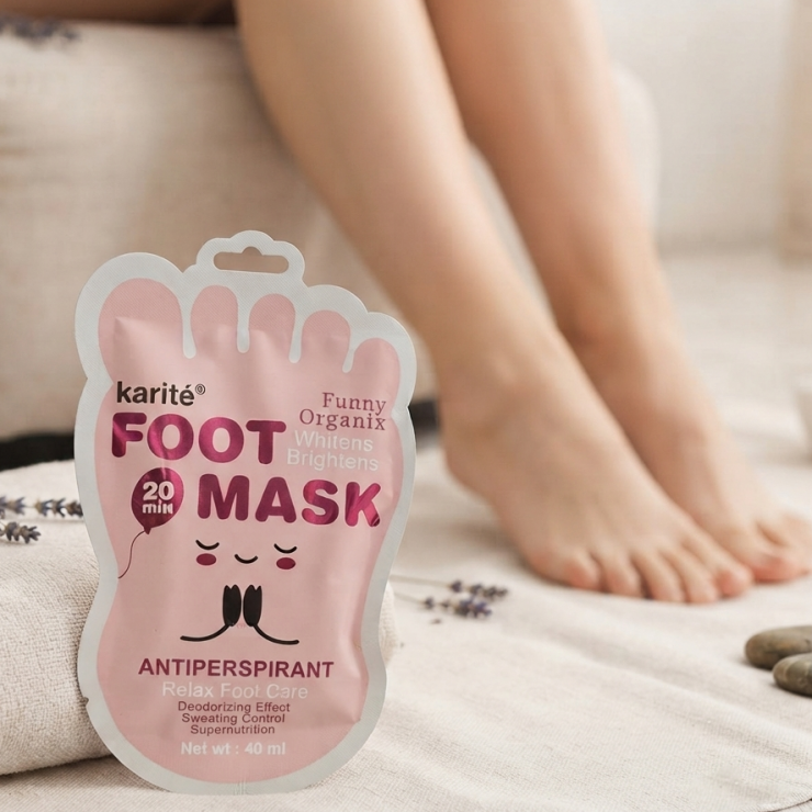 Masca pentru picioare Karite, Antiperspirant, 1334-47