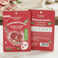 Masca pentru fata Kiss Beauty, Pomegranate, 1380-07