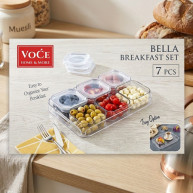 VOCE Set pentru mic dejun, Bella, tava + 6 caserole