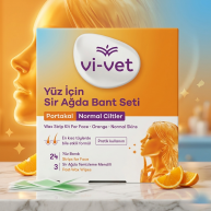 Benzi depilatoare cu ceara pentru fata Vi-Vet, Orange, 24buc