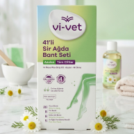 Benzi depilatoare cu ceara Vi-Vet, Azulene, 41 buc