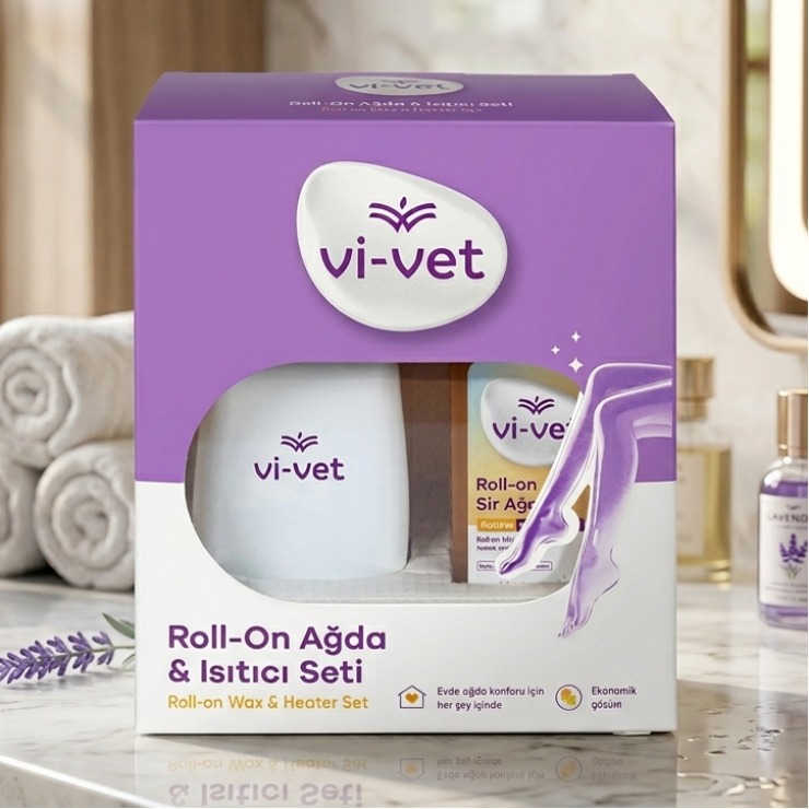 Set pentru depilare Vi-Vet, incalzitor, cartus cu ceara — fotografia 3