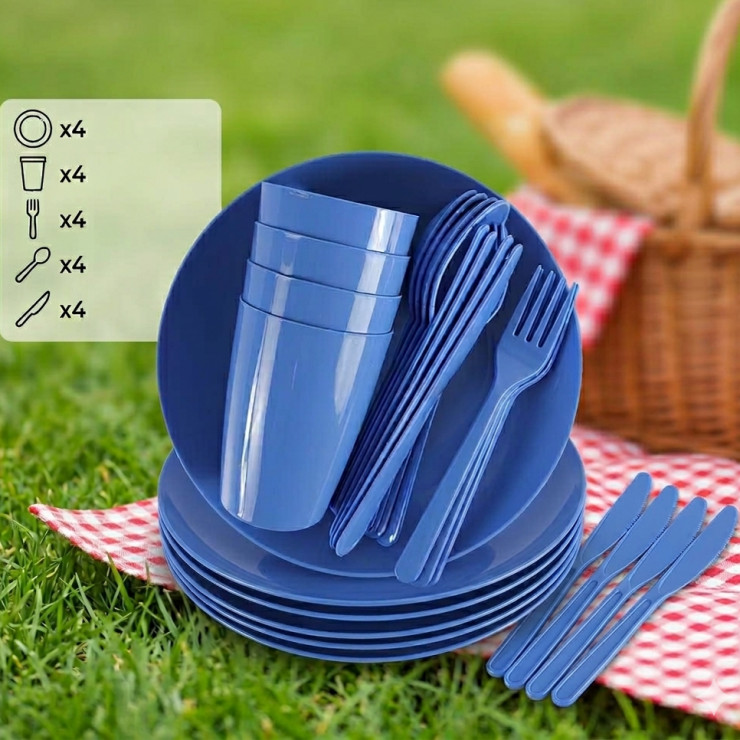 Set pentru picnic DecoBella, 4 persoane