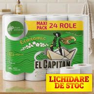 Hartie igienica EL CAPITAN, 3 straturi, 24 rola
