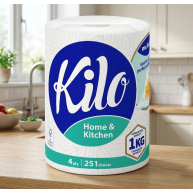 Prosop de hirtie KILO, Home Kitchen, 4 straturi, 251 foi, 1 kg