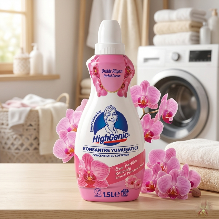 Balsam pentru rufe HighGenic, Orchid Dream, 1,5Lit = 60clatiri