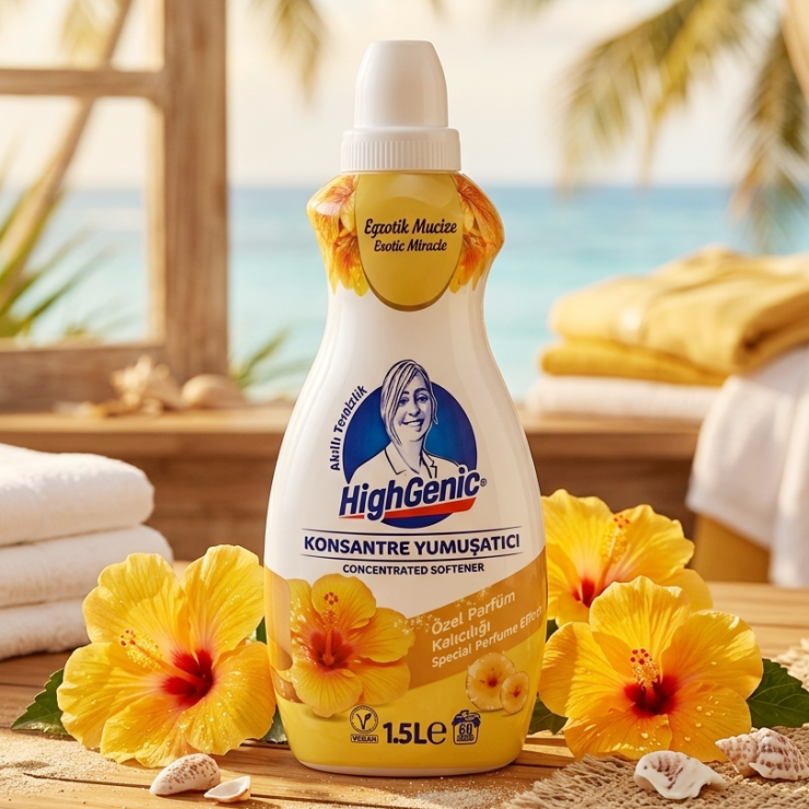 Balsam pentru rufe HighGenic, Exotic Miracle, 1,5Lit = 60clatiri