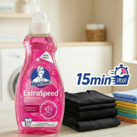 Detergent Gel HighGenic Extra Speed, Color și Negru, 1,5 Litri